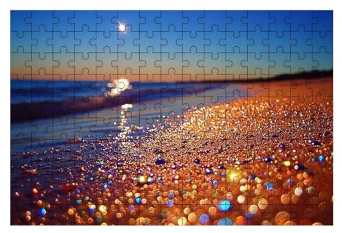 Puzzle 1000 Teile Landschaft, Strand Puzzle 1000 Teile Erwachsene, Puzzel für Die Ganze Familie, Klassische Puzzles Geschicklichkeitsspiel, Holzpuzzle Geschenke für Frauen Geschenke für Männer -1813