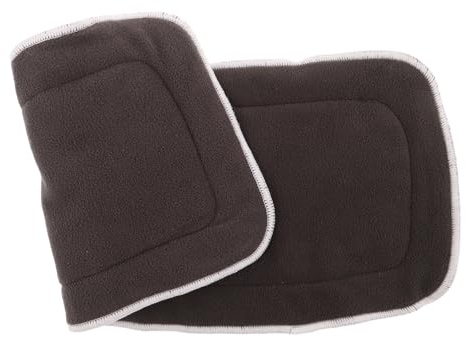 BELLIFFY Assorbenti Lavabili per Pannolini Adulti 18x8 Pollici a 4 Strati in Fibra di Carbonio di Bambù, Riutilizzabili e Ipoallergenici, Inserti Assorbenti per Incontinenza di Anziani