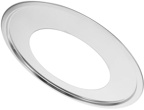 Mikinona Adaptador Anillo para Vaporera Acero Inoxidable 26 Cm Diámetro Interior 15 Cm, Rejilla Base Vaporera para Ollas y Woks, Inserto Cesta Vapor para Cocina Saludable
