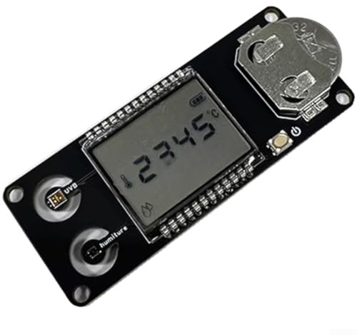 UVB Reptile Thermometer Digital Hygrometer for Vivarium Snake Tank Lizard Terrarium Accurate Sensor Black