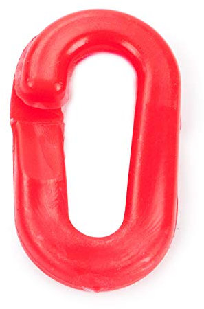 10 STÜCK KETTENGLIED Notglied VERBINDUNGSGLIED ROT FÜR 6 MM KUNSTSTOFFKETTE Absperrkette