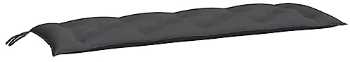 vidaXL Gartenbankauflage, Bankauflage Sitzkissen Outdoor, Polsterauflage Auflage für Gartenbank, Bankpolster Bankkissen, Anthrazit 150x50x7cm Oxford-Gewebe