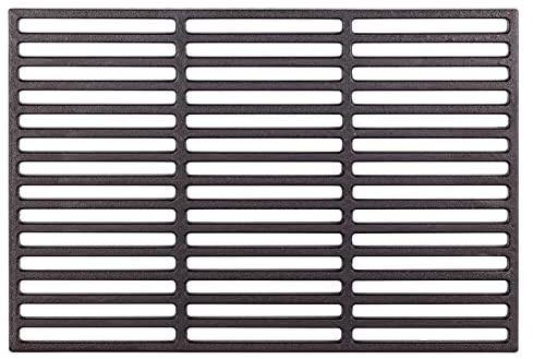 Grillrost Gusseisen eckig 45x30 cm emailliert Grillgitter, Gussrost, Grillauflage, Grillplatte, Gitter für Grill, Grillzubehör, Grillaufsatz, Barbecue