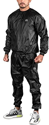 Phantom Schwitzanzug 2.0 – Sauna Suit zum Abnehmen – Herren, Damen Sweatsuit (XXL)