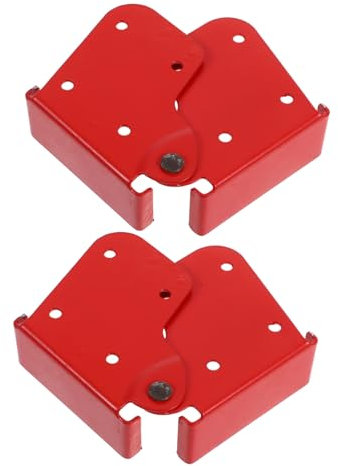 DOITOOL 2stücke Aluminiumlegierung Hinge Für Klappleiter Robuste Und Vielseitige Treppensystem-hardware Für Einfache Installation Und Reparatur Von Haushaltsleitern Rot