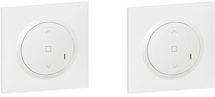 LEGRAND - Interrupteur pour volet/store connecté dooxie with Netatmo complet blanc avec Commande centralisée sans fils volets dooxie with Netatmo complet blanc