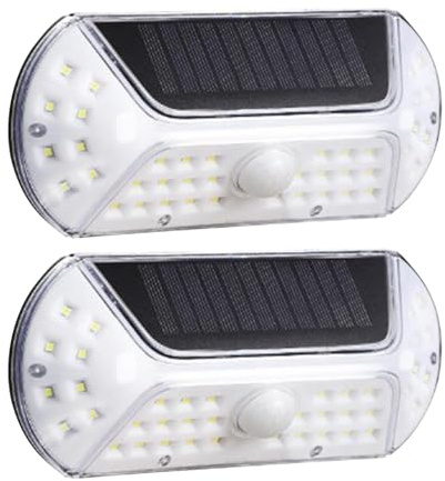 Jubilofex Percorso illuminazione solare - impermeabile, dispositivo a LED | Rilevamento del movimento Lanterna salvastrada energetica, accessorio per la sicurezza a parete per esterni per giardino di