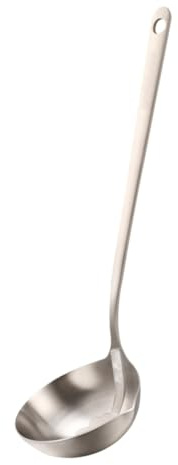 Healifty Cuillère à Soupe Acier Inoxydable Avec Trou Pour Filtre Louche à Soupe Pour Fondue Chinoise Passoire De Cuisson