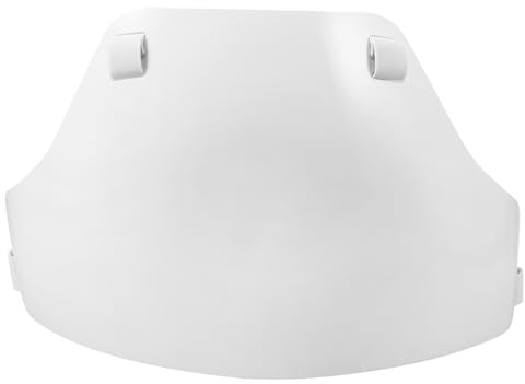 Hemobllo Garde de Protection pour Escrime Garçon et Filles en PVC Blanc, Accessoire de Poitrine Léger Offrant Une Protection Renforcée Mouvements Libres Pratique de L'escrime