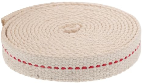 ULDIGI Mèche Plate Coton pour Lampe à Pétrole Stable et Remplacement pour Lampes à Huile Vintage et Lanternes Portables pour Camping Extérieur