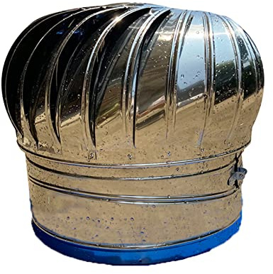 Cappuccio rotante per comignolo, Camino rotante in acciaio inossidabile 304, sfiato for turbina da 100 a 500 mm(200mm)