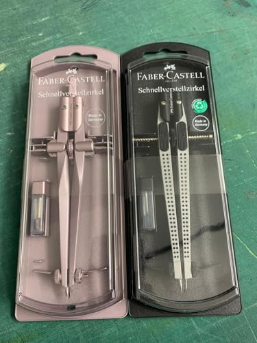 FABER-CASTELL Schnellverstellzirkel STREAM 2025, sortiert