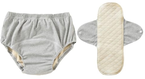 YCHUCH Pannolini per adulti super assorbenti lavabili in cotone riutilizzabili biancheria intima a tenuta stagna con inserto Pad per biancheria intima per anziani adulti costretti a letto per