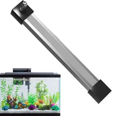 Luftbubblare för akvarium, tyst aluminiumlegering remsdiffusor - akvariebubblande dekorationer | för sötvatten saltvatten hydroponik akvarium vardagsrum trädgård