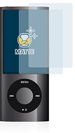 brotect Protection Ecran Anti-Reflet pour Apple iPod nano 2009 (5ème Gen.) (2 Pièces) - Film Mat