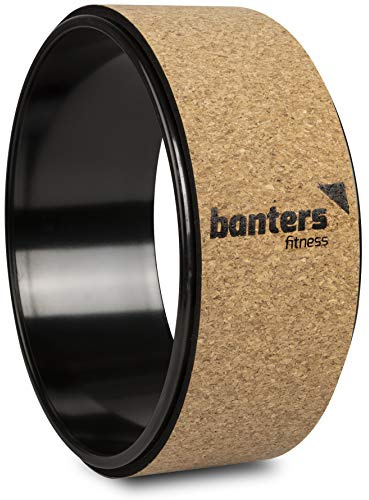 banters Yoga Rad aus Naturkork -Yoga Wheel inklusive Übungsposter