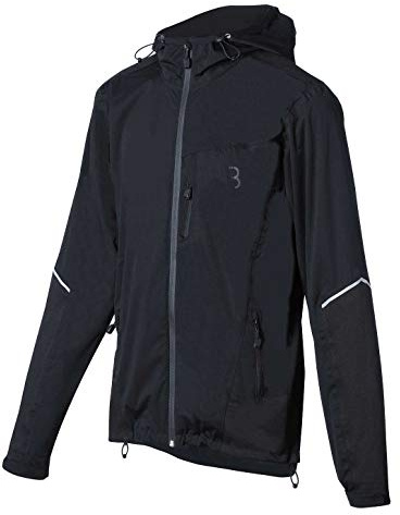 BBB Cycling Unisex-Adult DeltaShield Jacket Radlerjacke Fahrrad Regenjacke | Winddicht Wasserabweisend Wasserdicht Herren und Damen Herbst Winter | MTB Urban Rennrad | M BBW-268, Schwarz, M