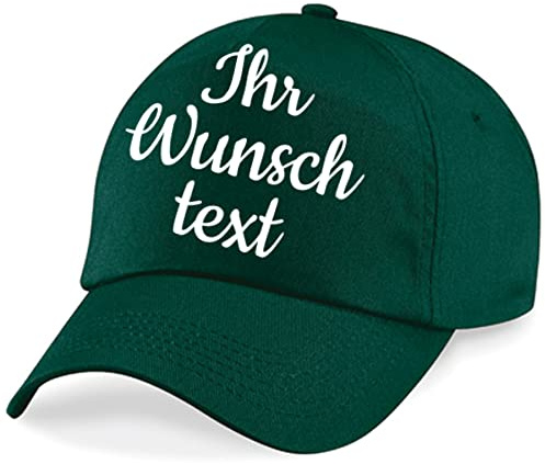 Deitert Kappe, Basecap mit Namen oder Wunschtext individuell Bestickt - über 20 Farben zur Auswahl - für Damen und Herren