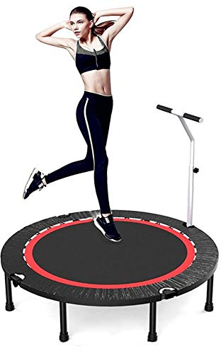 Trampoline AGYH 50 Zoll Faltbares Mini-Trampolin, Sport-Sprungbett Für Zu Hause Und Im Fitnessstudio, Geeignet Für Aerobic-Übungen Im Garten des Kindergarten-Vergnügungsparks, Sichere Ladung 300 Kg