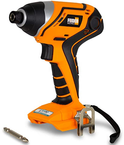FEIDER - Visseuse à Choc Sans Fil 20V - Couple Max de 158 Nm - Mandrin à Changement Rapide - Clip Ceinture - Éclairage LED - Poignée Soft Grip - FVAC20V-A