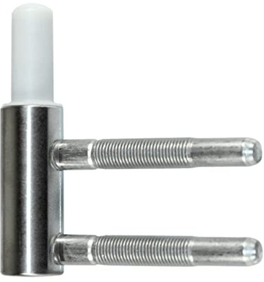 SN-TEC Türband Rahmenteil Edelstahl matt V 3400 WF mit Gleitlager, Rolle 15mm, Dorn 10mm (2 Stück)