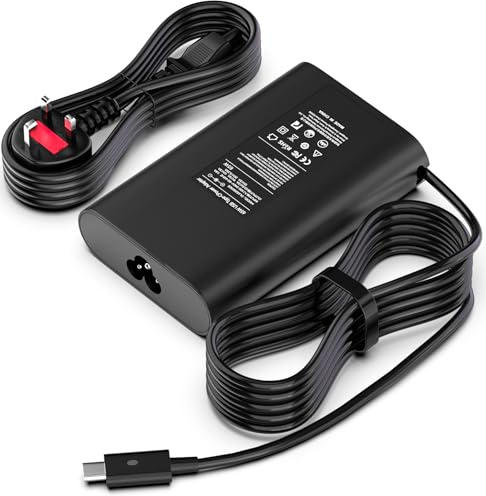 65W USB C Laptop Charger Compatible With Dell Latitude Chromebook Series | Latitude 3520 5420 5330 5520 5410 5320 5290 5285 7420 7410 7390 7370 7310 XPS 13 9350 15 9360 9370 Chromebook 3100 5190 3400