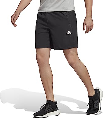 adidas Herren Train Essentials Woven Training Shorts, Black / White, M