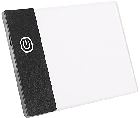 Mini Bloc Lumineux, Boîte à Lumière Fine en Papier, Lampes Vidéo sur Caméra, Tableau Lumineux LED A6 luminosité Artcraft Traçage Flip Book Kit Tablette Dessin pour Enfants