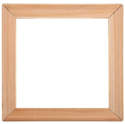 PRETYZOOM Diy Painting Frame 11.81 X 11.81 X 0.59 in Wooden Canvas Frame Self Assembly Picture for Children S Diy Painting Art Craft Wall or Table Display