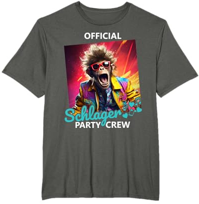 PARTY HASE Outfits für Party und Kneipentour Official Schlager Party Crew T-Shirt