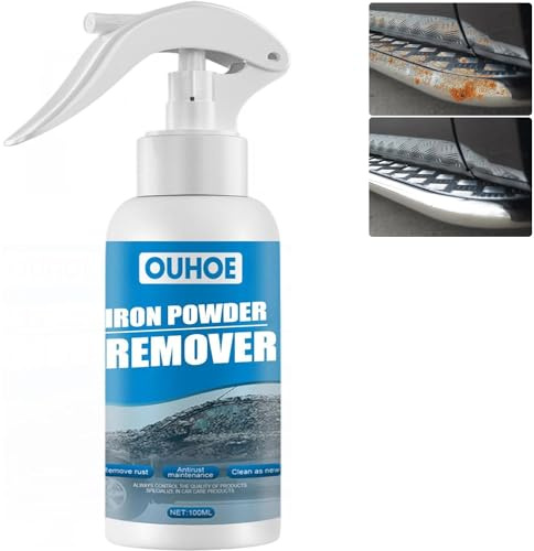 Järnpulverborttagare rostomvandlare, rostlösare, bil rostborttagare metall rostborttagningsspray, rostborttagningsspray, rostfläckar borttagare (100 ml)