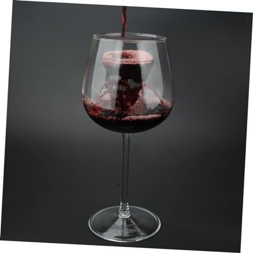 CIYODO Totenkopfkelch Weinbecher Glasbecher Für Wein Bier Getränke Trinkgeschirr Aus Borosilikatglas