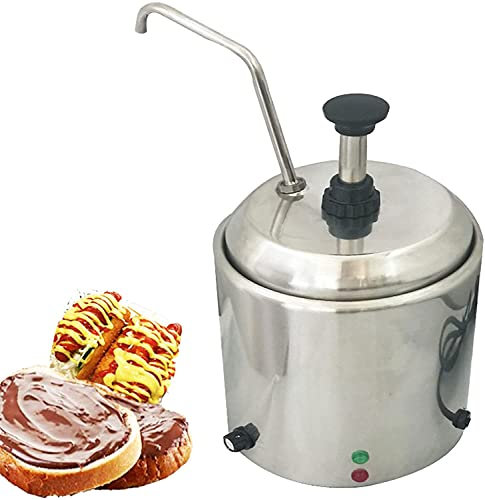 SmPinnaA Distribuidor De Calefacción con Aislamiento De Queso Y Chocolate, Bomba De Calor para Chocolate De Acero Inoxidable 30-110 ℃ con Chocolate/Caramelo/Queso/Mantequilla Enlatados De 2,5 litros