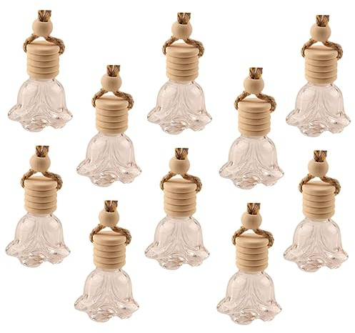 CHILDWEET 10piezas Atomizador Perfume Colgante Perfume Decoración Coche Fácil Llevar Variedad
