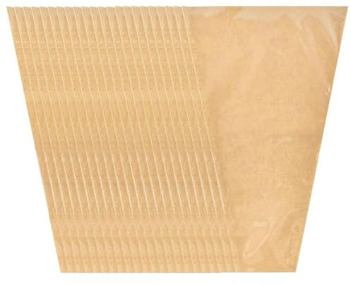 Kdouehg 50-Teilige Blumenhüllen für Blumenstrauß, Transparente Vorderseite Aus Kraftpapier, 14 X 22