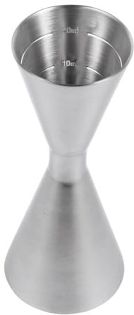 Warmhm 1pezzi Misurino Inossidabile per Cocktail Doppia capacità Strumento Bartenders Preciso in Acciaio Tazza Dose per Misurazioni Accurate Uso Domestico e Professionale