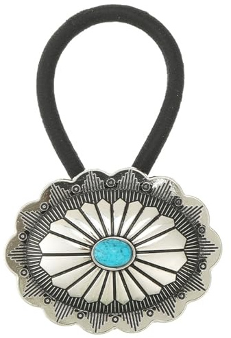 Ethnische Haargummis, elastische Haargummis, französische Haarschlaufe für elegante Hochsteckfrisuren, geeignet für dickes und dünnes Haar