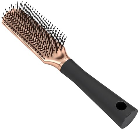 Elodyunhc Hair Brush, 9 Row Hair Brush for Men & Women, Styling Brush for Wet & Dry Hair - Thick, Curly & Long Hair，Eliminates tangles and Reduces Breakage, Hairbrush with a lightweight feel