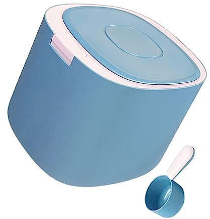 CIYODO Contenedor Hermético para Alimento de Mascotas Cubo de Almacenamiento Seco para Pienso y Gatos Resistente y Fácil de Limpiar para