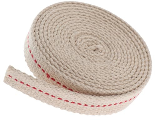 LOLIPPYY Mèche Plate Coton pour Lampe à Pétrole Rechange pour Lampe à Huile Compatible Lanterne Extérieure Camping et Stable