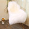 La imitación de Piel de Cordero Rug 60 x 90 cm de imitación de Piel de Cordero Rug Artificial Fur Lana Cama Mat Sofá Mat