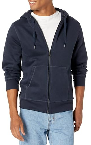 Amazon Essentials Men's Full-Zip Fleece Hoodie (Available in Big & Tall)
