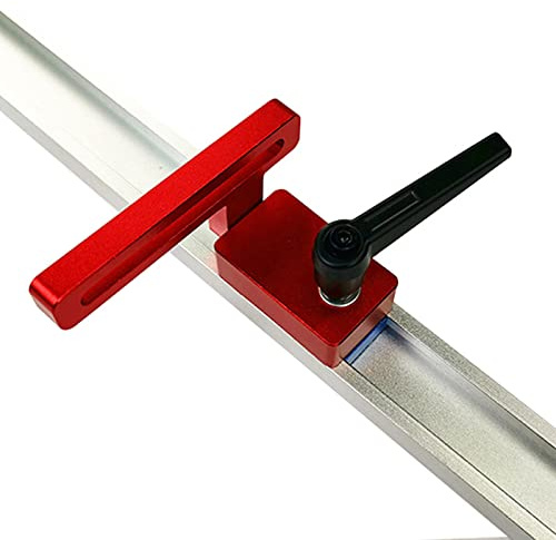 Führungsschiene Stop Für T-Nut T-Tracks,30 Rutschen T-Schienen Gehrung Spurstopper,T-Nut Mitre Track Stop,Rutschenstopper für Holzbearbeitung