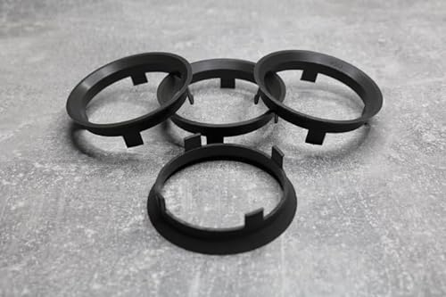 Zentrierringe Distanzringe 60,1 mm x 57,1 mm dunkelgrau für Alufelgen