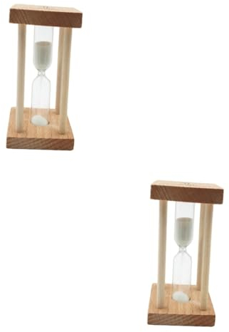 TOPBATHY 2 Pièces Sablier 1 Minute Sablier Sablier Horloge De Sable Minuteur De Cuisine Minuteur Cuisine Minuterie De Cuisine Timer Cuisine Ménage Ornements