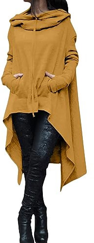 Cocila Personalisierter Hoodie für Frauen - Pullover mit Kapuze und Ohren - Sweatshirt in Flieder, Braun und Rot - Oversize Damen Sale Marken Blitzangebote