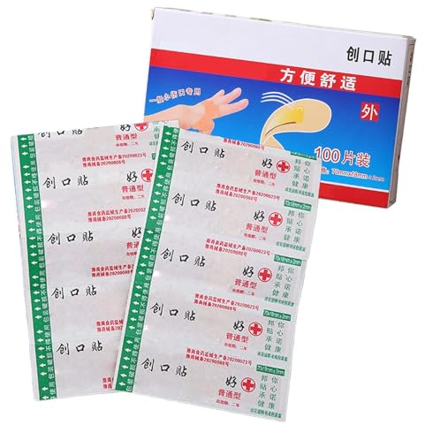 Bande adesive, per ferite - Strisce di veste di bendaggi impermeabili | Adesivi protettivi in ​​tessuto flessibile con conteggio 50/100, forniture per la cura delle ferite