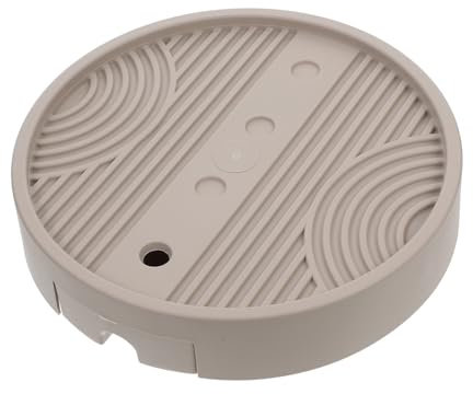 BESPORTBLE Plateau à Eau pour Jardinière avec roulettes Cachées Récupérateur Eau Rond pour Pots De Fleurs Support Mobile pour Plantes Intérieur