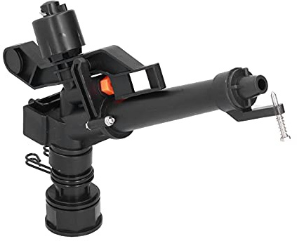 Masyrt G 1-1/2 - Irrigatore per irrigazione, ABS, leva inclinabile regolabile, grande flusso irrigatore per prato da giardino