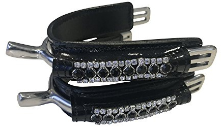 ARBO-INOX Sporenschutz Sporenprotectoren Sporenschmuck Leder Strass QHP